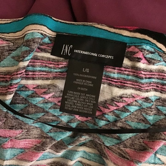 INC Aztec Print Front sequin… - Picture 3 of 3